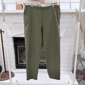 Lululemon Olive Green Straight Fit Thin Pants